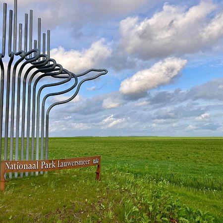 4 Pers Holiday Home Hilla With Winter Garden In Front Of The Dike Directly On The Lauwersmeer Anjum Екстериор снимка