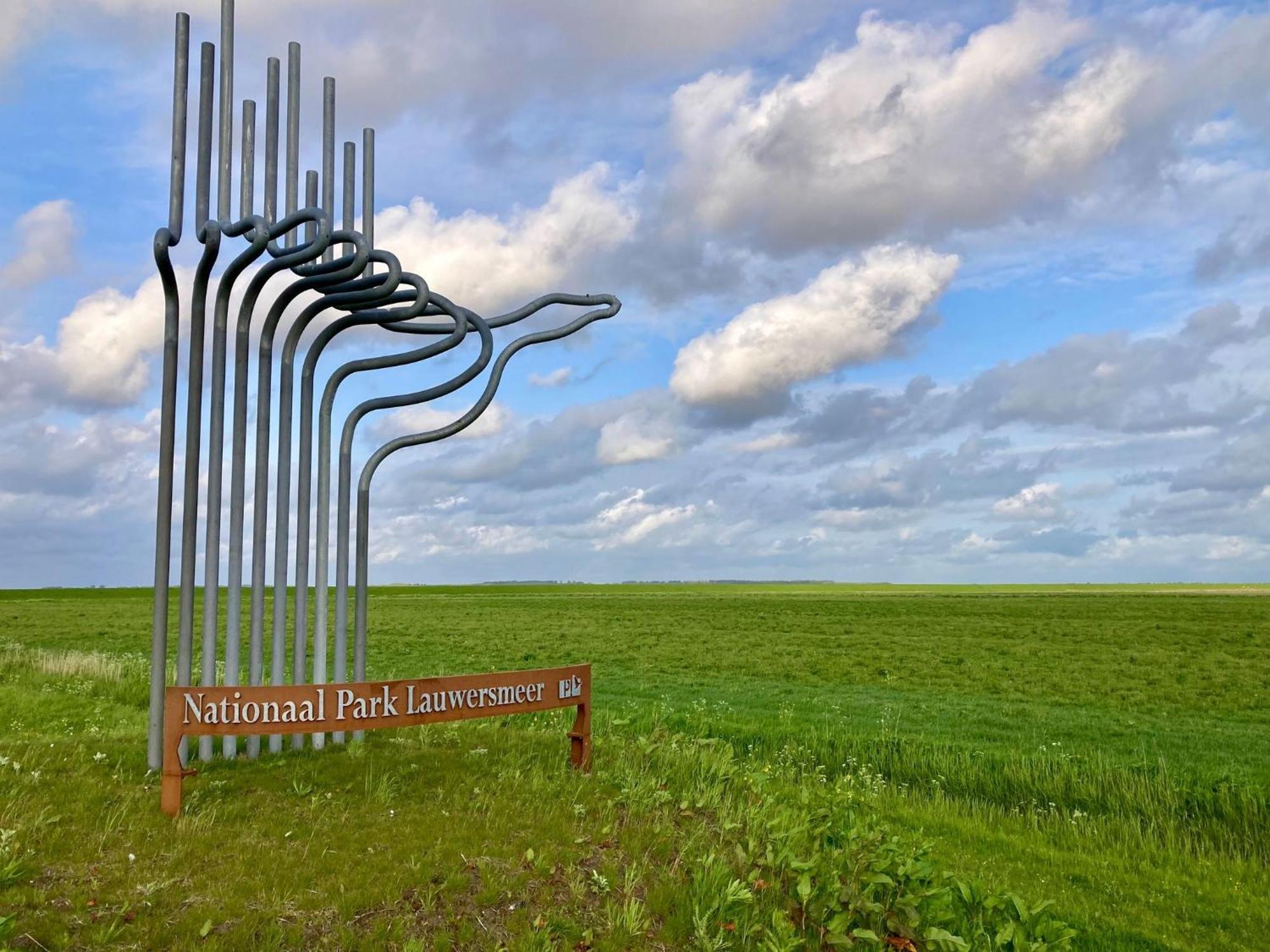 4 Pers Holiday Home Hilla With Winter Garden In Front Of The Dike Directly On The Lauwersmeer Anjum Екстериор снимка